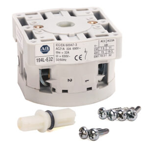 32 A Control y carga Interruptor