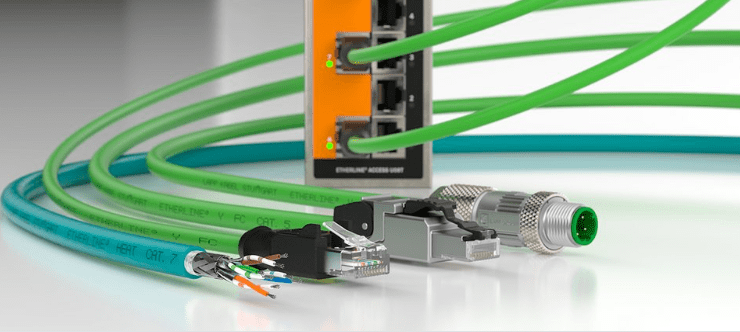 En omnielectric contamos con los cables ethernet