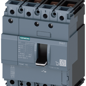 3VA1 IEC circuit-breaker, Frame 160, breaking capacity class N, Icu = 25 kA at 415 V