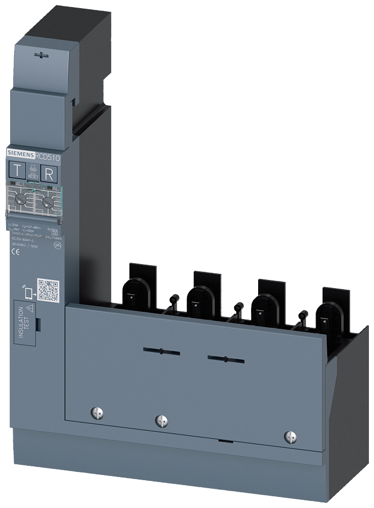 Unidad de protección diferencial RCD510 Basic RCD, tipo A, adosado lateralmente