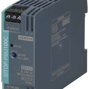 SITOP PSU100C power supply, single-phase 24 V DC/1.3 A