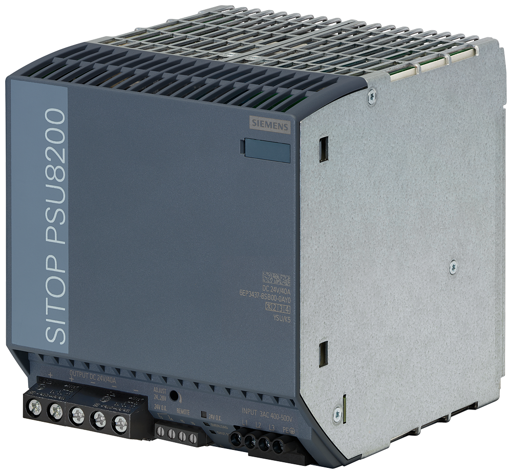 SITOP PSU8200 power supply, three-phase 24 V DC/40 A