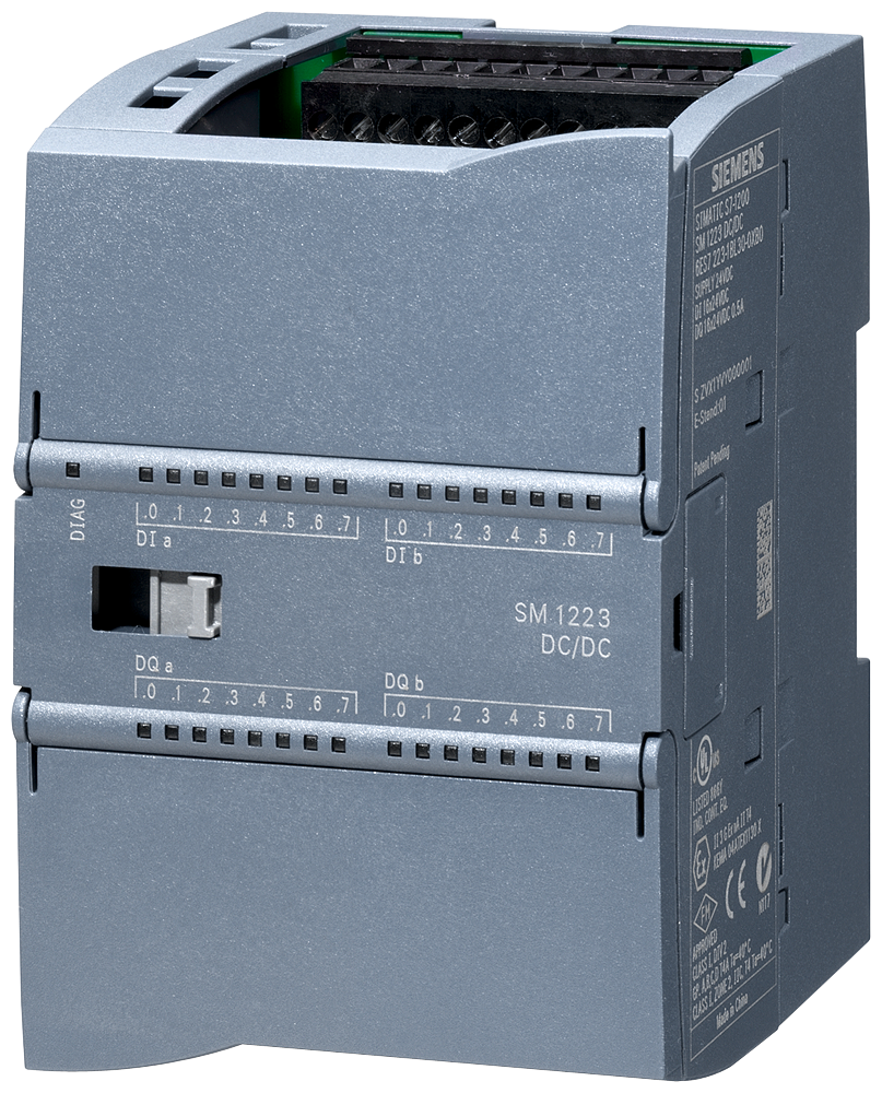 Simatic S7-1200 SM 1223, DI 16x24 VDC, DQ 16x24 VDC