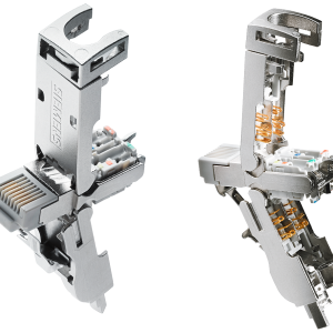 IE FC RJ45 Plug 180 4x2, RJ45 connector, CAT6A, FC connection system, 1 pc.