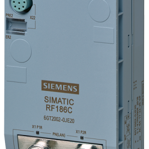 Módulo de comunicación RFID RF186C p. Profinet, Ethernet, p. conectar 2 lectores