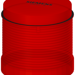 Permanent light element, with integrated LED, red, 24 V AC/DC, 70 mm diameter